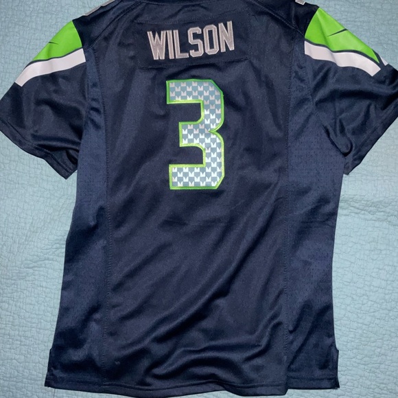 NFL Tops - Women’s Seahawk jersey, Wilson football jersey. 12th man.